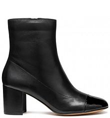 Botki na słupku Geox czarne 