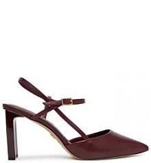 Sandały na słupku Aldo bordowy 