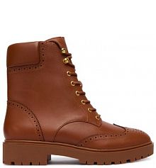 Botki LAUREN RALPH LAUREN brązowe damskie 