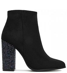 Botki na słupku DeeZee czarne 