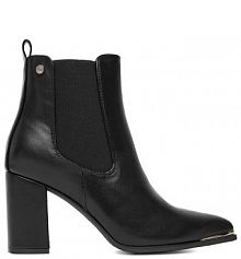 Botki na słupku DeeZee czarne 