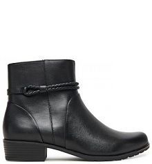 Botki Caprice czarne damskie 