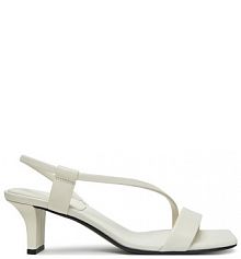 Sandały na słupku Calvin Klein białe 