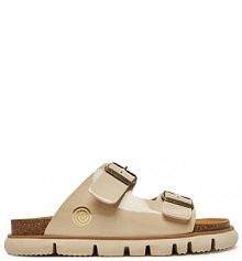 Klapki Dr. Brinkmann beżowe damskie 