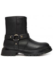 Botki Tommy Hilfiger czarne dziecięce 