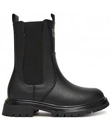 Botki Tommy Hilfiger czarne dziecięce 