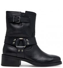 Botki Tommy Jeans czarne damskie 