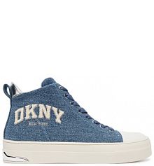 Trampki wysokie DKNY granatowe damskie 