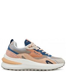 Sneakersy Pepe Jeans brązowe damskie 