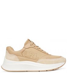 Sneakersy LAUREN RALPH LAUREN beżowe damskie 