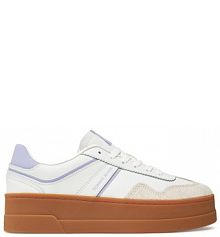 Sneakersy Tommy Jeans écru damskie 