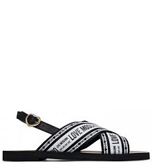 Sandały LOVE MOSCHINO czarne damskie 