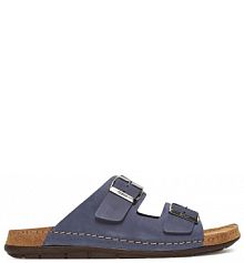 Klapki Scholl granatowe męskie 