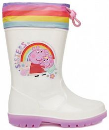Kalosze Peppa Pig białe dziecięce 