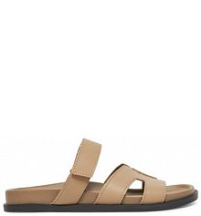 Klapki GINO ROSSI beżowe damskie 