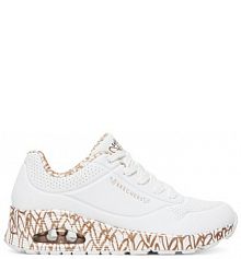 Sneakersy Skechers białe damskie 