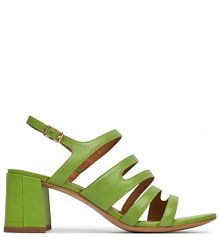 Sandały na słupku Tamaris zielone 