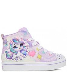 Sneakersy Skechers fioletowe dziecięce 