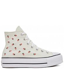 Trampki wysokie Converse écru damskie 