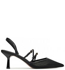 Sandały na szpilce Aldo czarne 