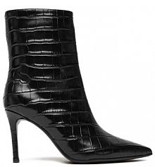 Botki na szpilce Eva Minge czarne 