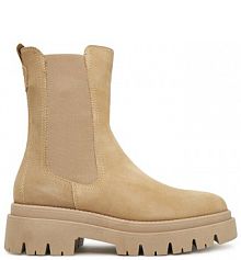 Botki Tamaris beżowe damskie 