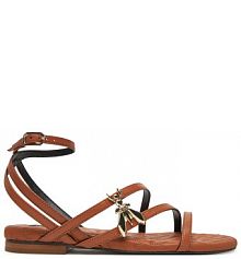 Sandały Patrizia Pepe brązowe damskie 