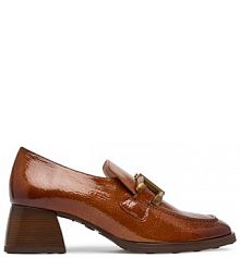 Półbuty na obcasie Hispanitas brązowe damskie 