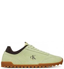 Sneakersy Calvin Klein Jeans zielone damskie 