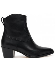 Botki na słupku LAUREN RALPH LAUREN czarne 