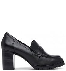 Półbuty na obcasie Lasocki czarne damskie 