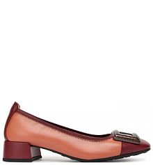 Półbuty Hispanitas bordowy damskie 