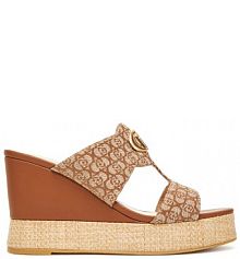 Klapki Liu Jo beżowe damskie 