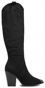 Kozaki na obcasie DeeZee czarne 