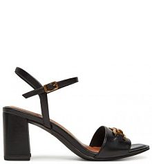 Sandały na słupku Tamaris czarne 