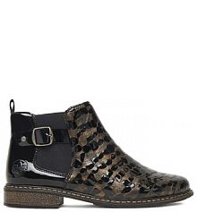 Botki Rieker czarne damskie 