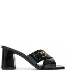 Klapki Furla czarne damskie 