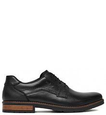 Półbuty wizytowe Rieker czarne męskie 