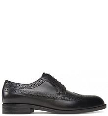 Półbuty wizytowe BOSS czarne męskie 