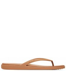 Japonki Crocs brązowe damskie 