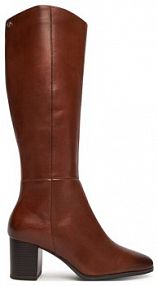 Kozaki na obcasie Caprice brązowe 