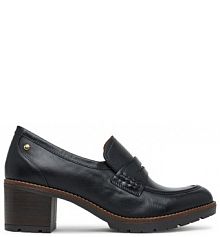 Półbuty na obcasie Pikolinos czarne damskie 