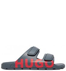 Klapki HUGO szare męskie 