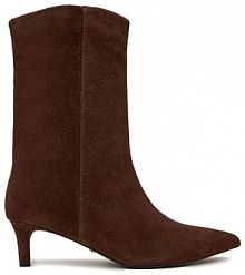 Botki na szpilce Gino Rossi brązowe 