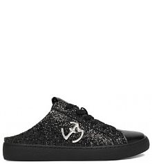 Klapki Eva Minge czarne damskie 