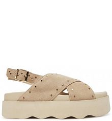 Sandały Scholl beżowe damskie 