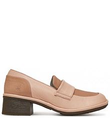 Półbuty na obcasie Fly London różowe damskie 