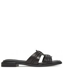 Klapki Clarks czarne damskie 