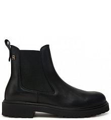 Botki Tommy Hilfiger czarne damskie 