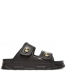 Klapki Furla czarne damskie 